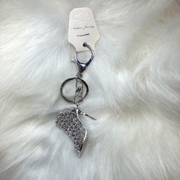 NWT Stiletto Shoe Purse Charm/Key Chain - Picture 1 of 1
